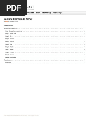 Samurai-Homemade-Armor