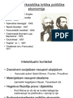 Marx I Marksisticka Kritika Politicke Ekonomije 2021