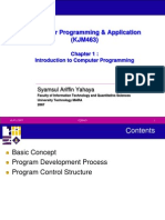 Computer Programming & Application (KJM463)