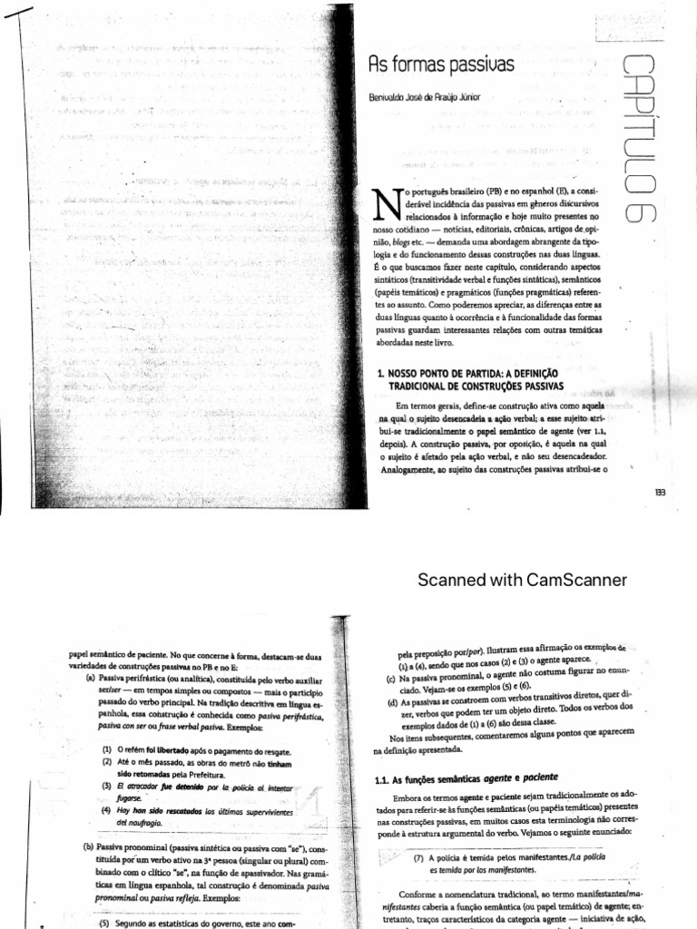 As formas passivas pdf