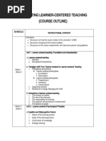 PROF ED 06 Summary of Contents Facilitating Learner Centered Teaching ...