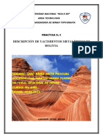 Descripcion de Yacimientos Geologia de Minas... (Ariel JP)