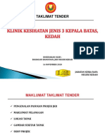 Slide Taklimat Tender Projek KK3 KEPALA BATAS