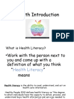 Health Introduction Grade Info - PPTX 2022
