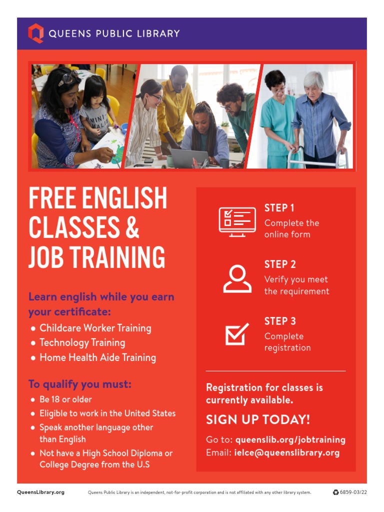 Free English & Job Training Classes | PDF