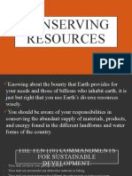 5th Conserving Resources