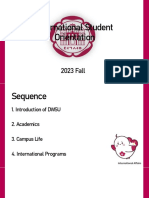 International Student Orientation - 2023fall