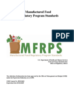 2022 Manufactured Food Regulatory Program Standards