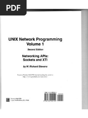 UNIX Network Programming Vol 1, 2nd Ed | PDF