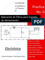 Practica No.6 (Aplicacion de Filtros para Fuentes Alimentacion)