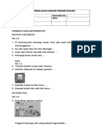 Soal Uh Tema 4 ST 3 Kelas 1