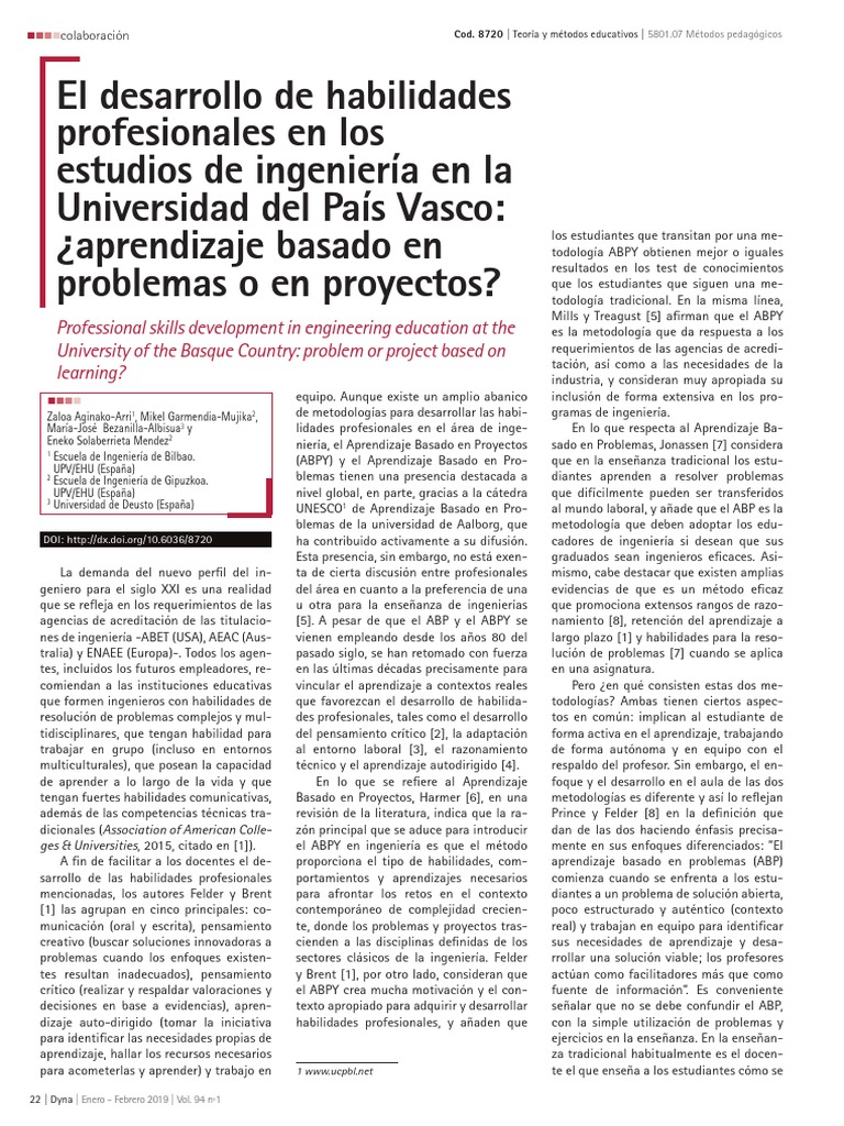 Desarrollo de Habilidades en Ingeniería | PDF | Aprendizaje | Enseñando