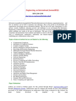 Call For Papers - Informatics Engineering, an International Journal(IEIJ)