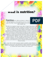 What Is Nutrition