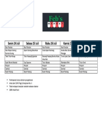 Menu 24 Juli - 28 Juli 2023