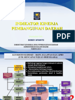 Indikator Kinerja Pembangunan Daerah Dody