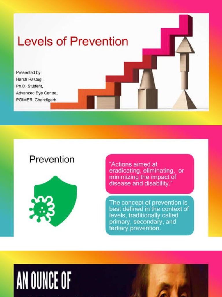 Levels of Prevention 257452916 PDF