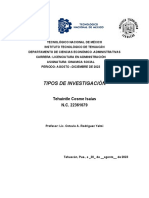 Tipos de Investigacion