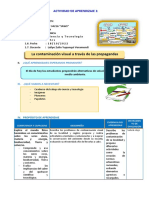 7 Sesión de Aprendizaje CyT 18 de Octubre