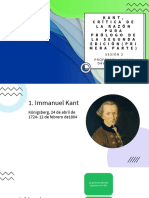 Kant, Crítica de La Razón Pura Primera Parte