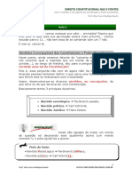 Direito Constitucional Nas 5 Fontes Aula