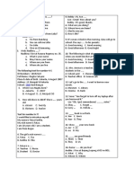 Latihan Soal PAS Ganjil Bahasa Inggris