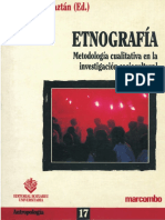 490140473 Aguirre a 1995 Etnografia Metodologia Cualitativa en La Investigacion Sociocultural PDF
