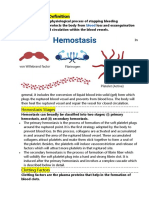 Hemostasis Definition