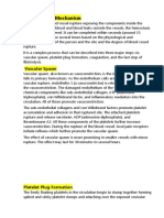 Hemostasis - Mechanism