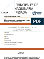 Partes Principales de La Maquinaria