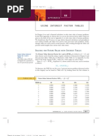 Using Interest Factor Tables: S F V I T