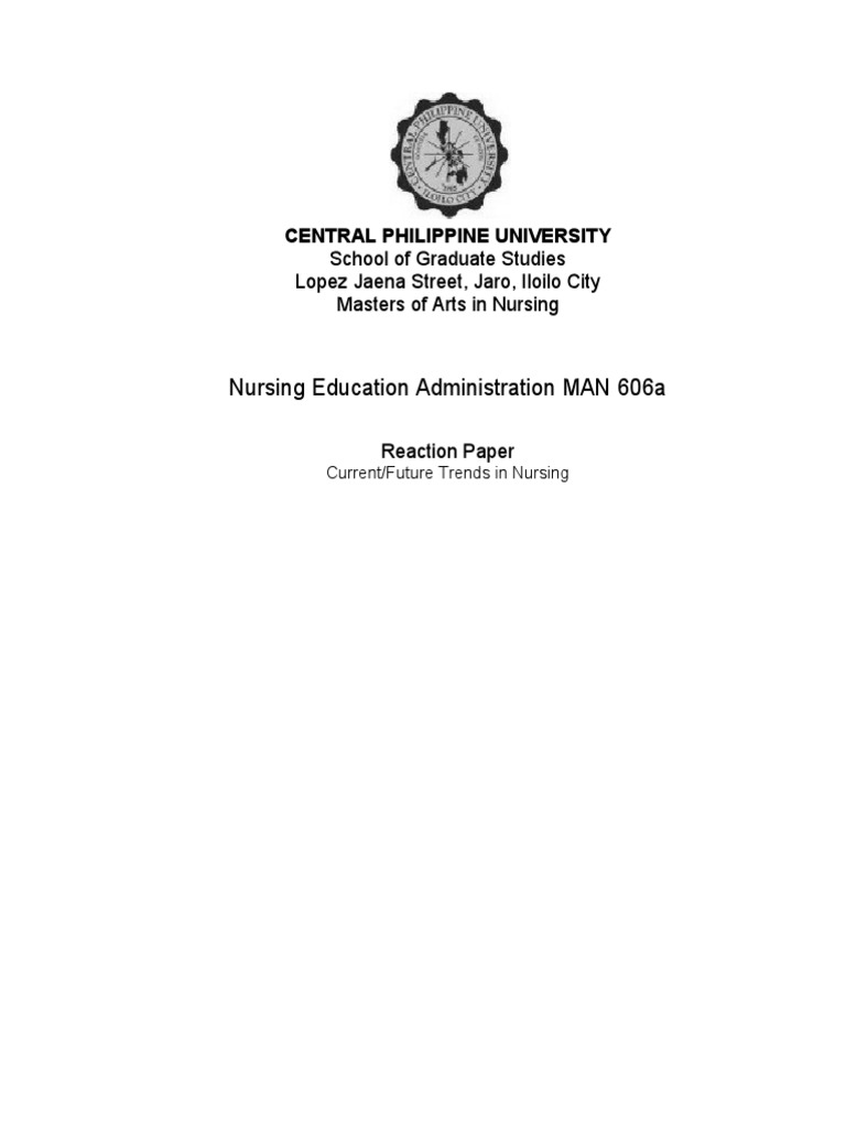 Current Future Trends in Nursing Socioec | PDF