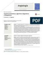 Angiología: Isquemia Mesentérica: Algoritmos Diagnósticos y Terapéuticos