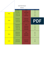 Jadwal Mata Pelajaran Pakrizal