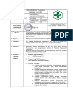 Sop Kewaspadaan Transmisi Melalui Droplet.