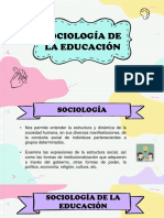 Sociologia de La Educacion