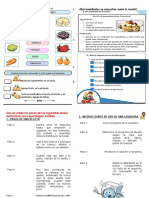 Une en Orden Los Pasos de Los Siguientes Textos Instructivos para Que Tengan Sentido