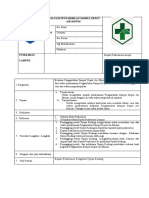 SPO Evaluasi Pengambilan Sampel Depot Air Minum