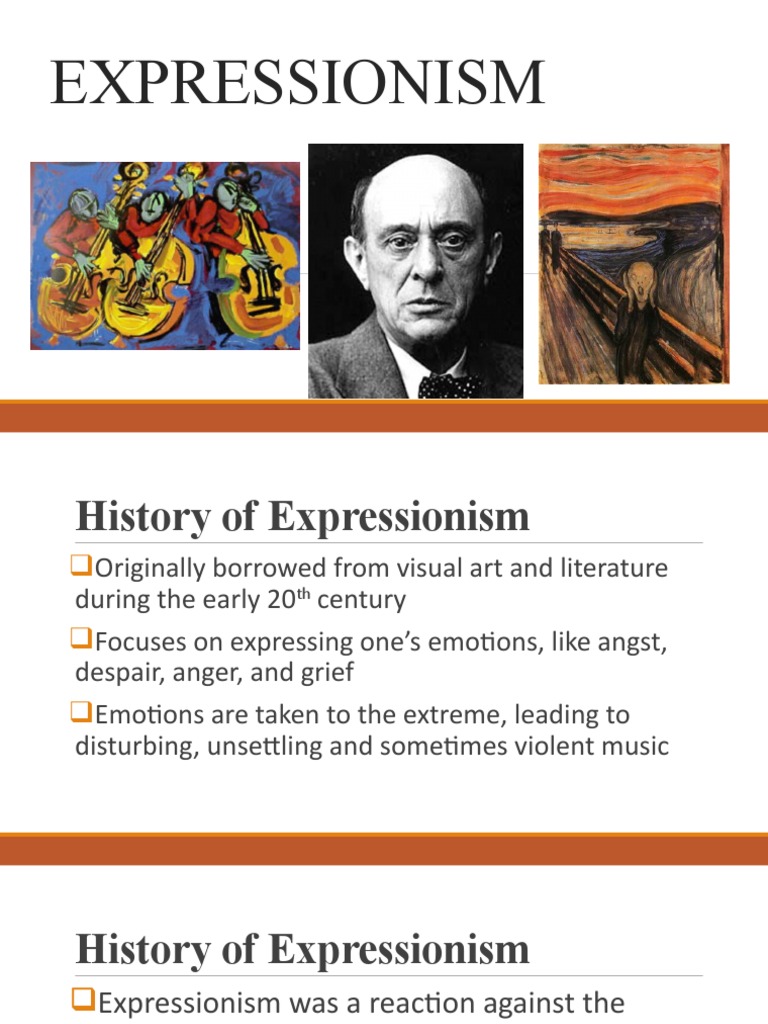 EXPRESSIONISM (Music) PDF Expressionism Impressionism