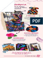 Infografía Vestimenta Tradicional Chiapas Journaling Rosa y Fucsia