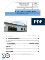 Plan Programa de Auditorias Internas