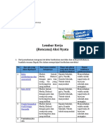 Lembar Kerja Rencana Aksi Nyata. KELOMPOK 2