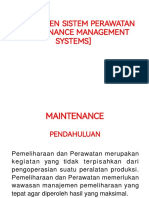 Sejarah Sistem Maintenance FIXED