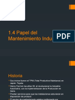 Papel Del Mantenimiento Industrial