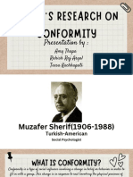 Sherif's Research On Conformity