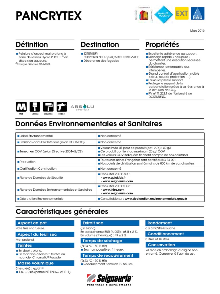 FTPancrytex SEIGNEURIE | PDF
