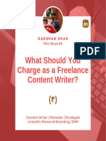 What Should You Charge As A Freelance Content Writer
