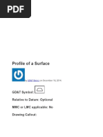 Profile of A Surface