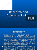 Topic 3 Research and Extension Linkage