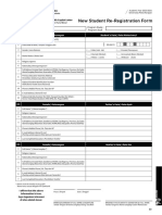 Student Re-Registration Form 021